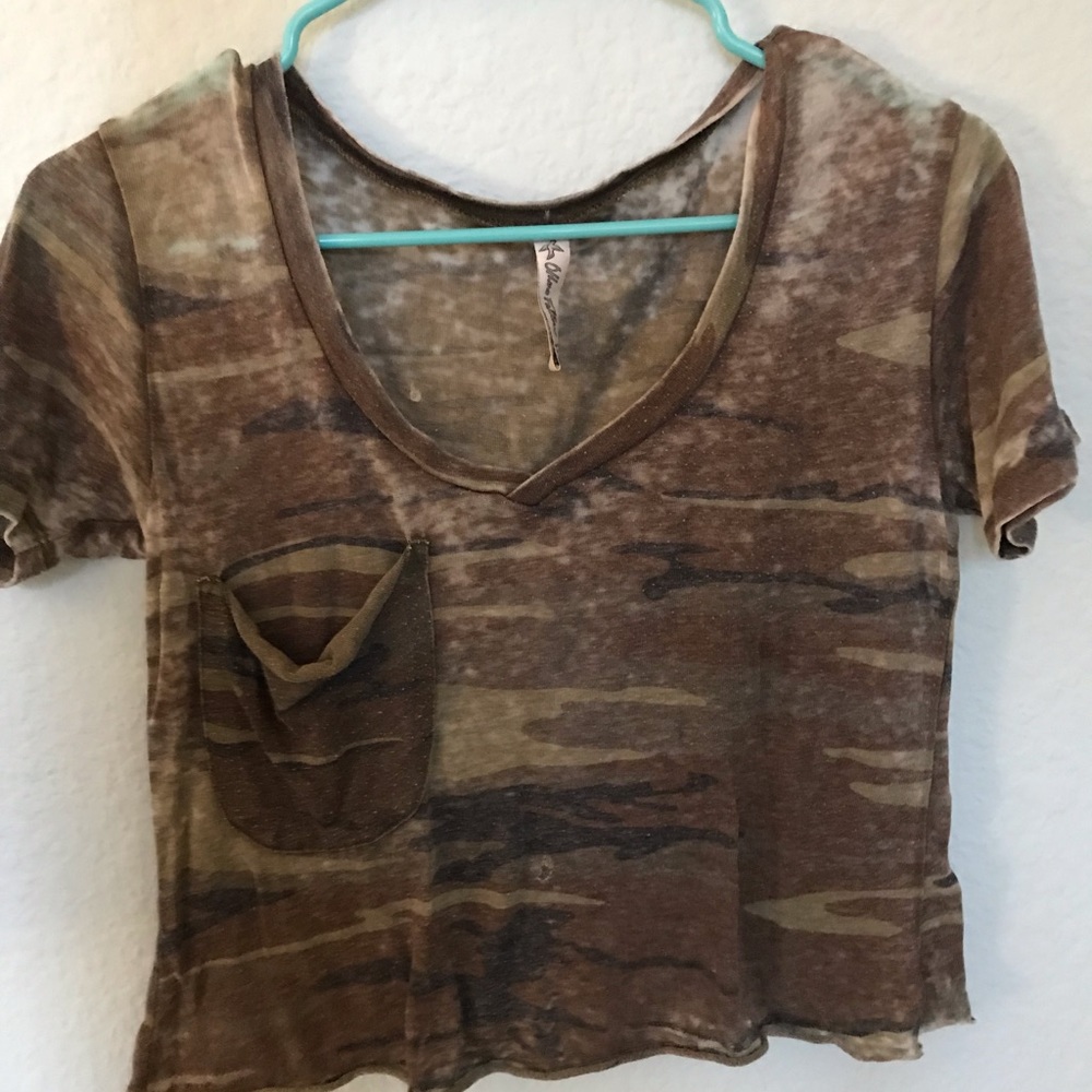 Cute camo top